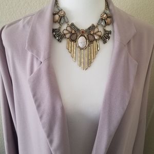 Light Mauve Duster Jacket